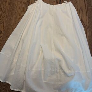 Free People Ivory Flowy Mini Dress Spaghetti Strap Boho Festival Style Size S